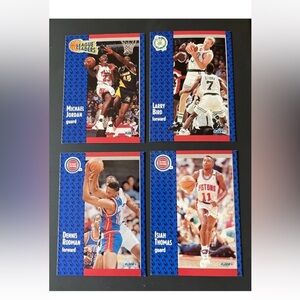 NBA Basketball Trading Cards Set 1991 fleer